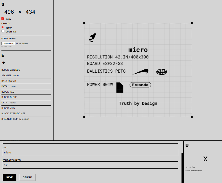 Micrographic Engine interface
